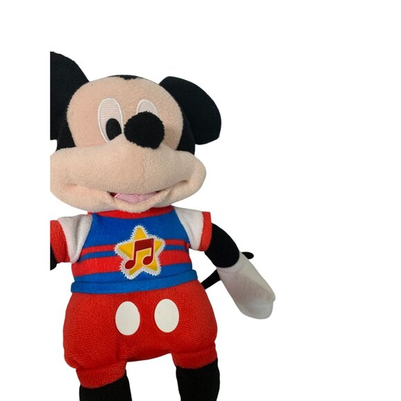 Just Play Mickey Mouse Talking Singing Lights Up Plush Stuffed Animal Doll Toy 1 - Picture 3 of 4